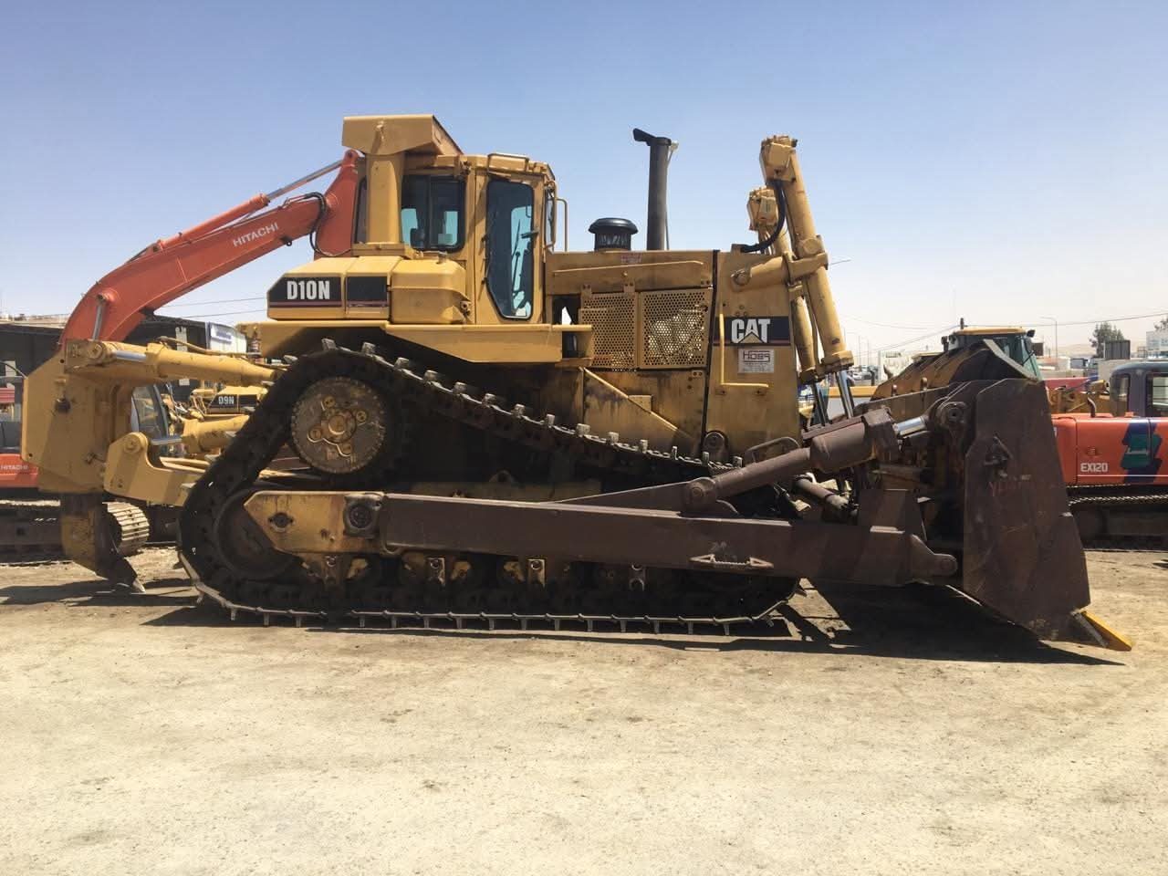 Caterpillar D10N with rear ripper